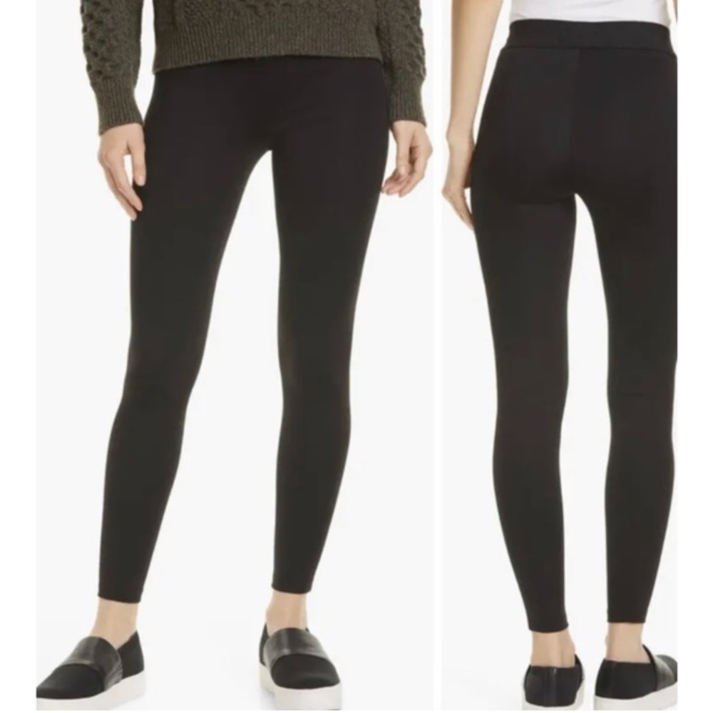 Vince Womens Black Leggings Pull On Stretch Pant Minimalist Classic size Medium